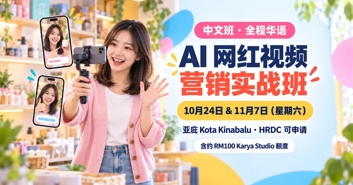 AI 网红视频营销：不会剪视频，也能从华语实战班开始