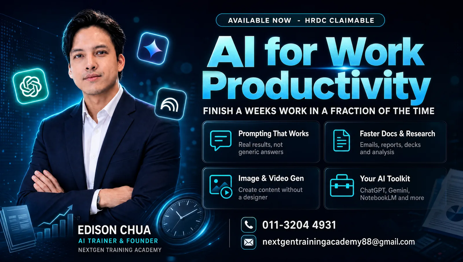 Master AI for Work Productivity poster